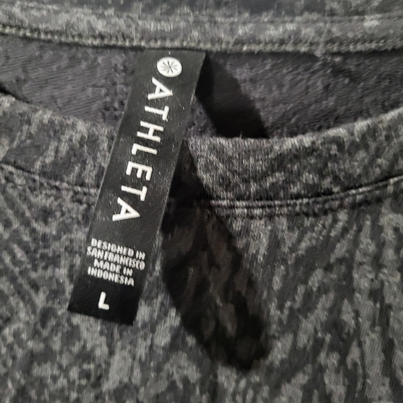 ATHLETA Studio to Street Pullover Sweatshirt Splatter Print - Picture 6 of 6